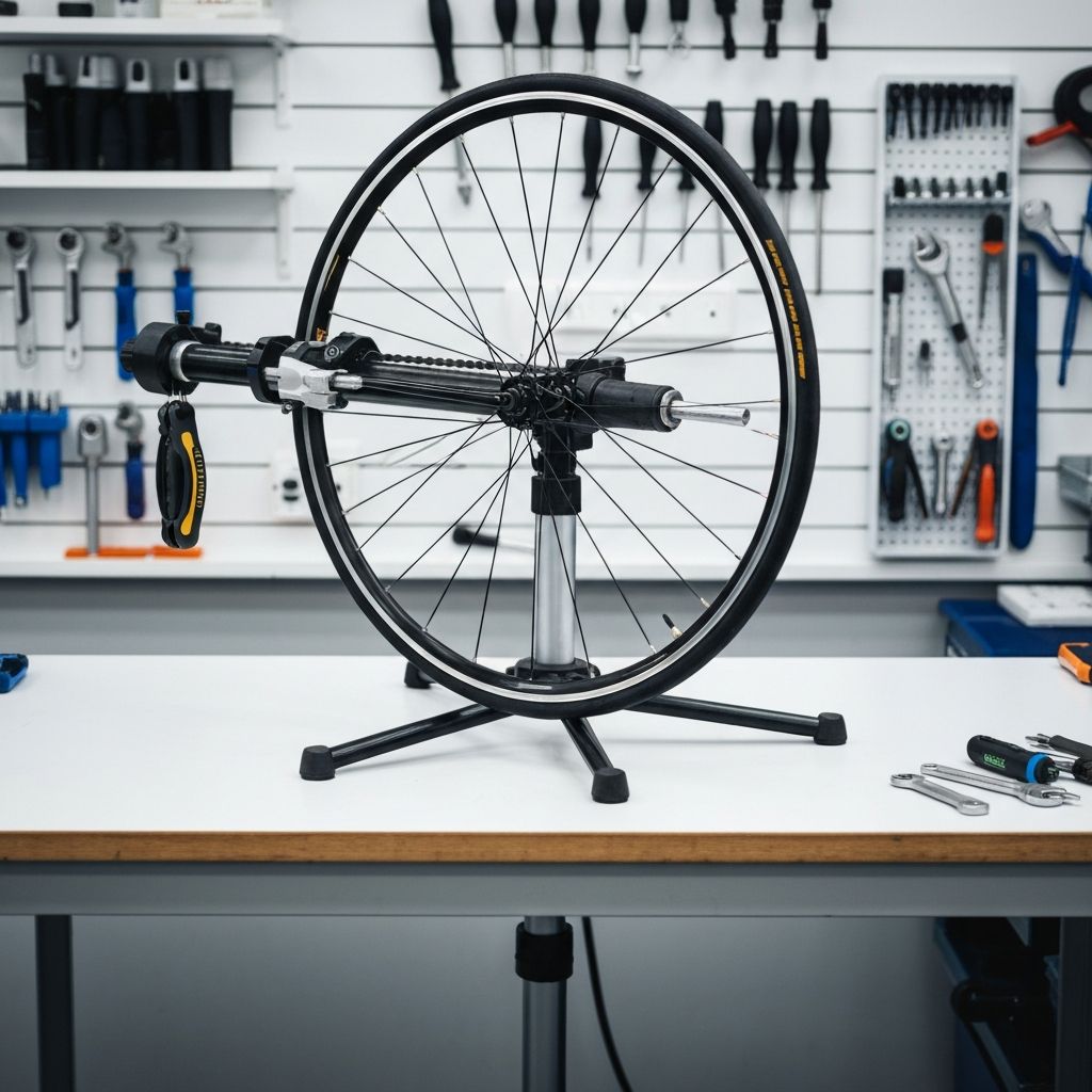 휠 트루잉 작업